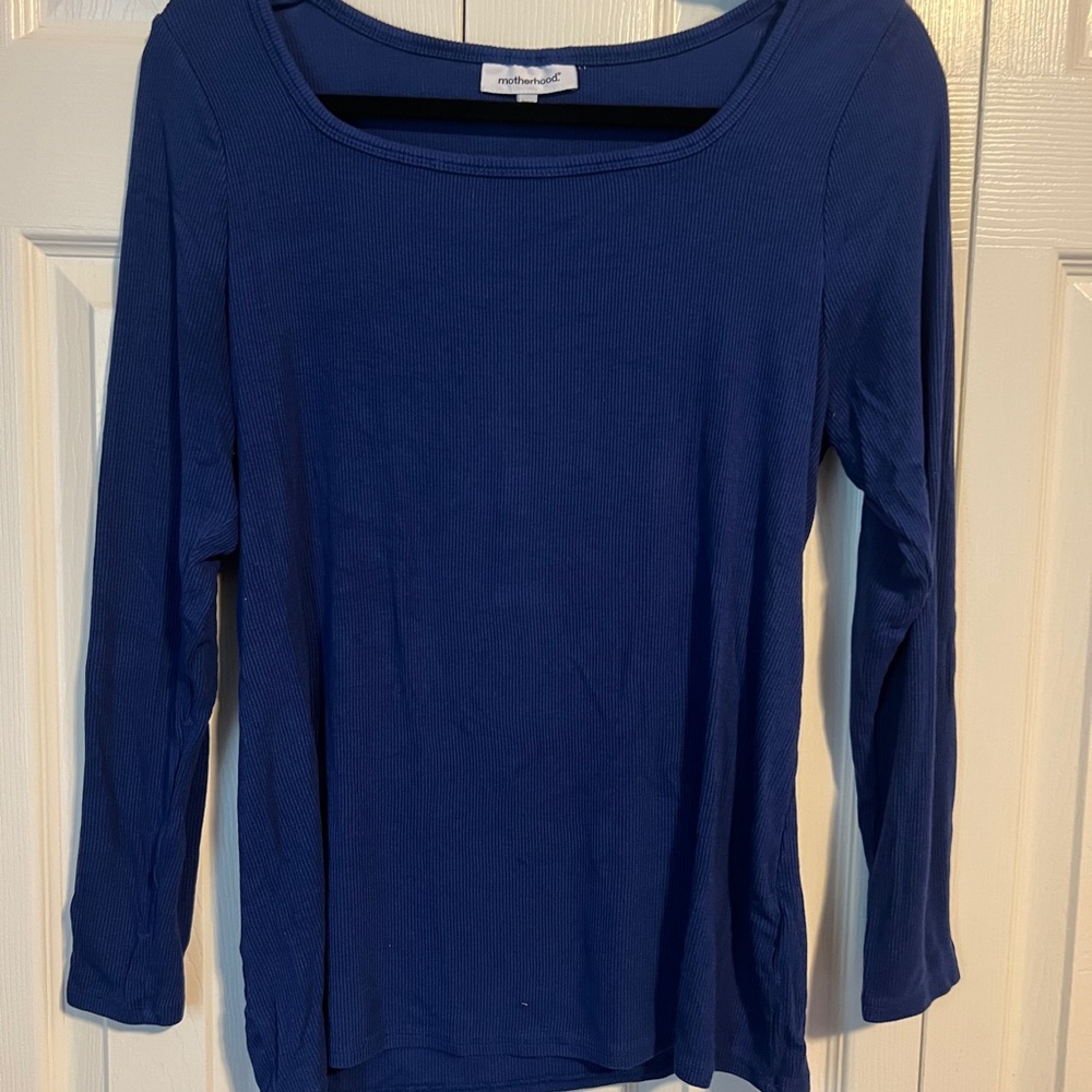 Maternity Ribbed T-Shirt - Picture 2 of 2